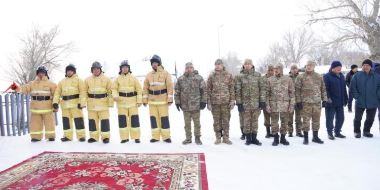 Үржар ауданының Шолпан ауылында өрт сөндіру бекеті ашылды