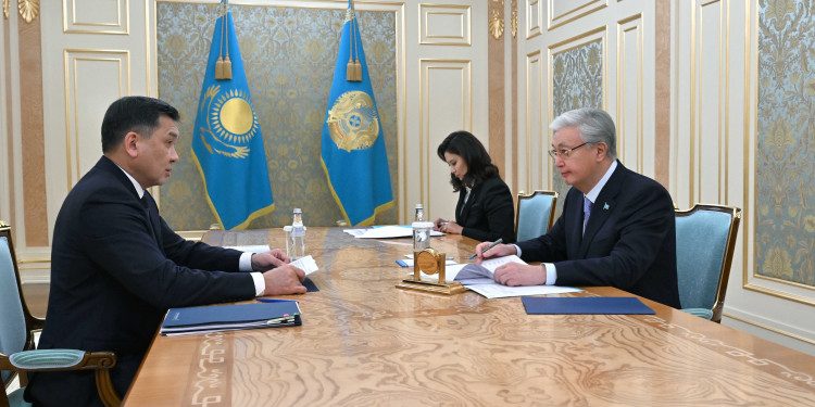 Мемлекет басшысы «Қазақстан темір жолы» ҰК» АҚ басқарма төрағасы Талғат Алдыбергеновті қабылдады