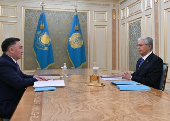 Мемлекет басшысы Жоғарғы Сот төрағасы Асламбек Мерғалиевті қабылдады