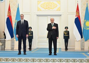 Ақордада Сербия Президенті Александр Вучичті салтанатты қарсы алу рәсімі өтті