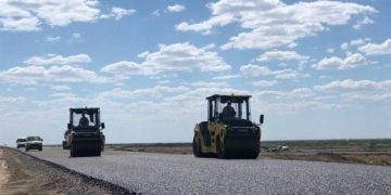 Жылыойда 62 шақырым автожолға күрделі жөндеу жүргізіліп жатыр