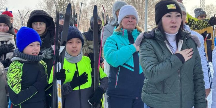 Ақмолалықтар қысқы Олимпиада қатысушыларын шаңғы жарысымен қолдады